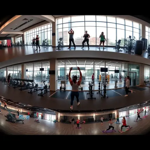 Gimnasios en Jardines de Santa Clara